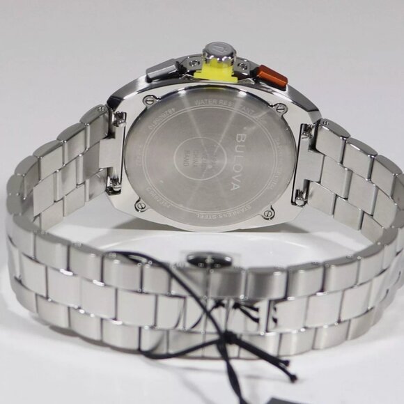 Bulova Men\'s Racer Watch Steel Blue